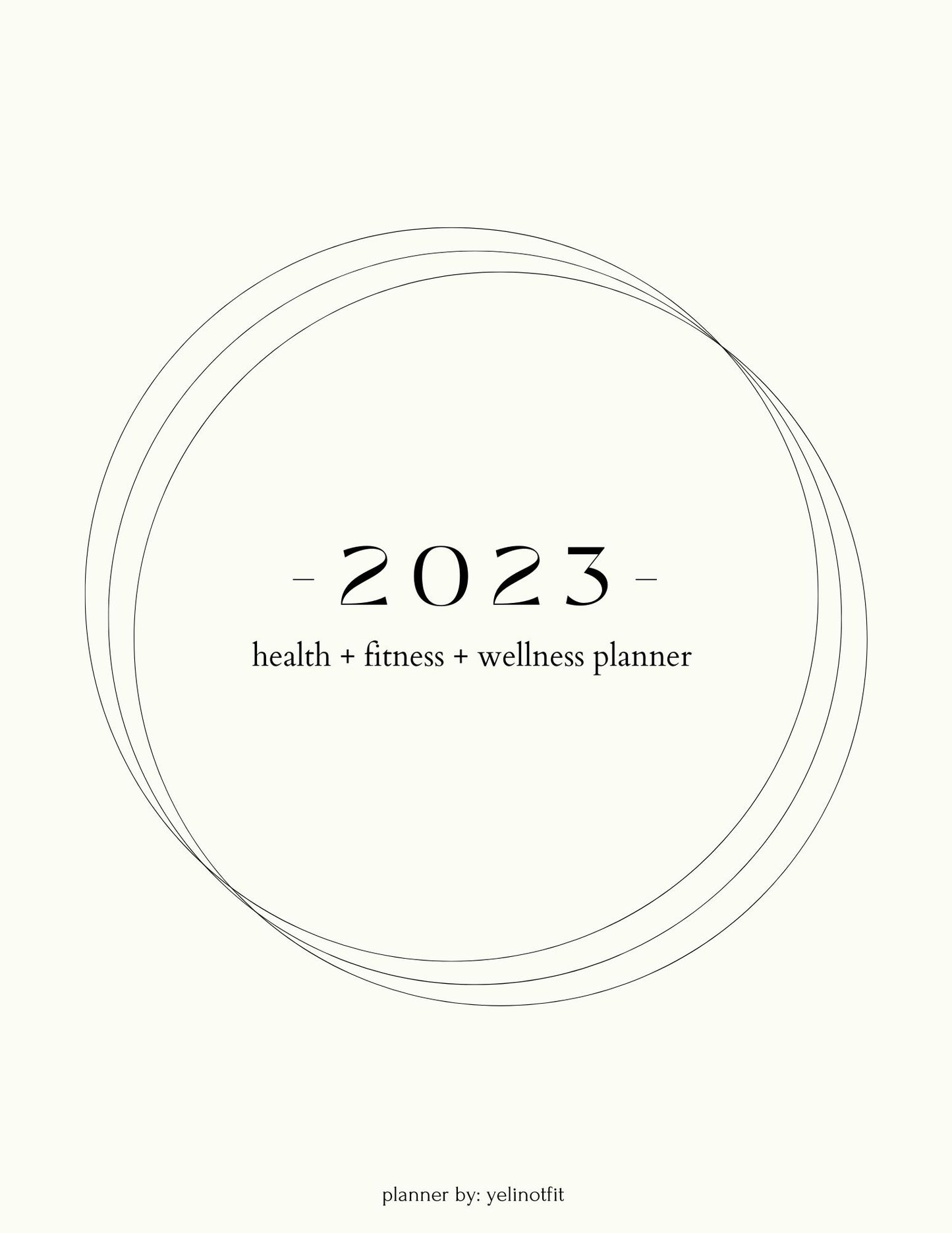 2023 Complete Wellness Planner